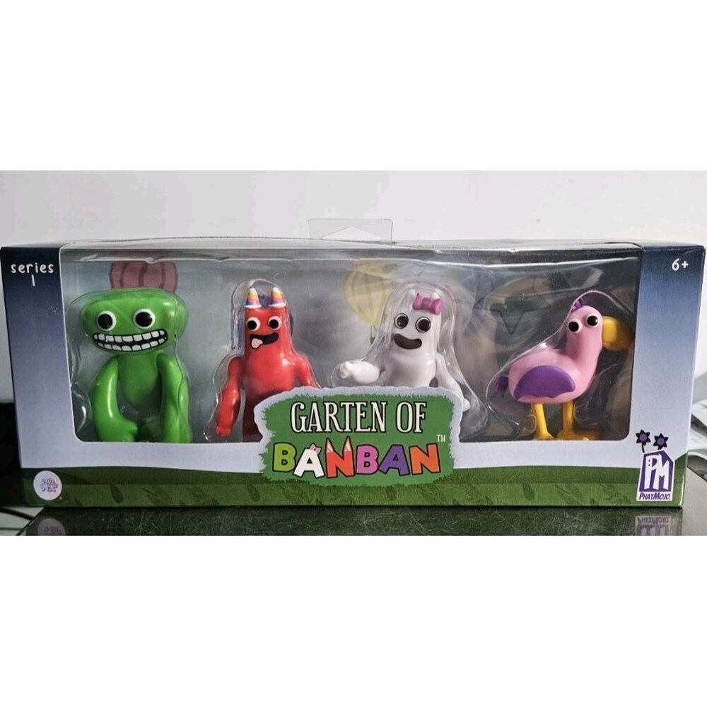 Garten Of Banban Series 1 Collectible Figures Set Of 4 – Jumbo Josh Banban Banba - Picture 1 of 4